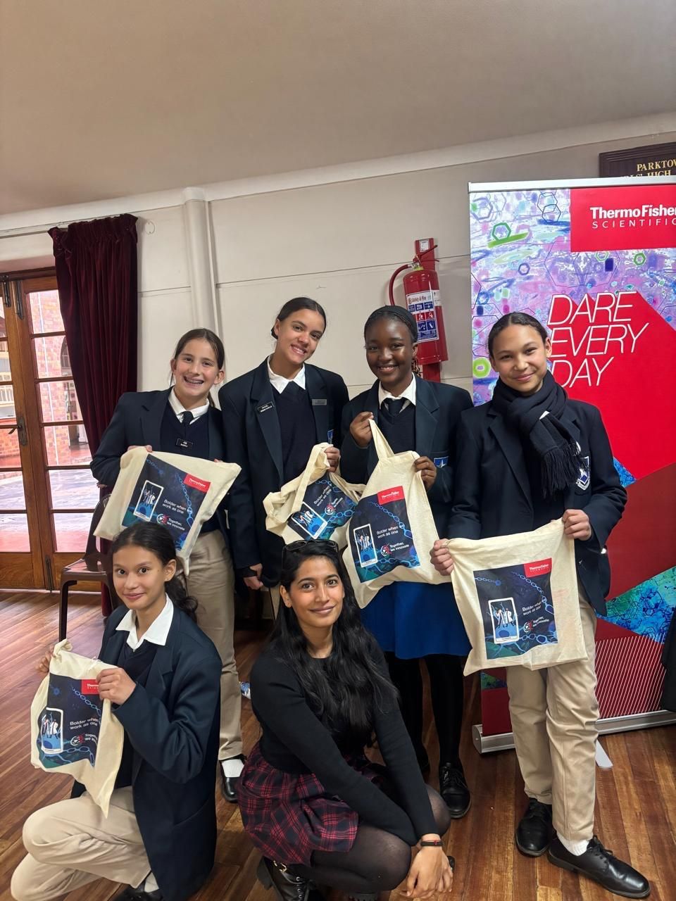 Goodie bags from Thermo Fisher Scientific